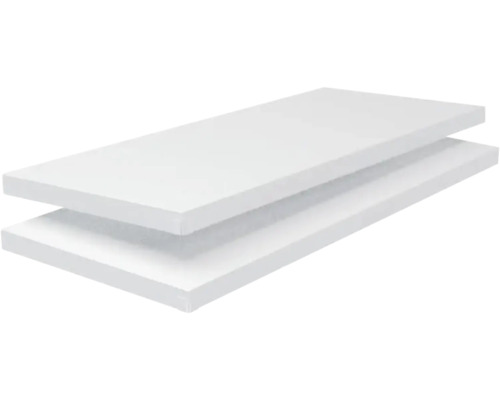 Regalboden Schulte weiß 800x35x350 mm, 2er-Pack, Stecksystem bis 85kg