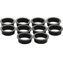 Nylonring 20-18 mm weiß zur Montage für Türdrücker schwarz 10 Stück