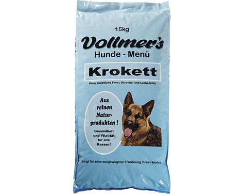 Hundefutter trocken, Vollmers Krokett 15 kg