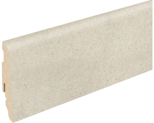 SKANDOR Sockelleiste Porcelato natural FU60L 19 x 58 x 2400 mm Sockelleiste aus Holzwerkstoff
