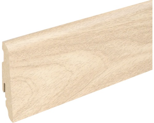 SKANDOR Sockelleiste FU060L Ulme Coffe Bar FOWA141 foliert 2400 x 58 x 19 mm Sockelleiste aus Holz