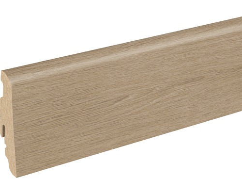 SKANDOR Sockelleiste Eiche Bremberg FU060L 19 x 58 x 2400 mm Sockelleiste aus Holz