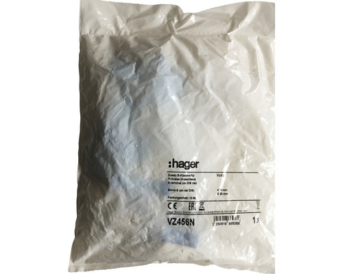 Hager Zusatz N-Klemme im Beutel