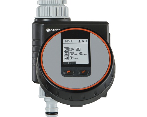 Gardena Bewässerungscomputer mit digitaler Anzeige zur Steuerung der Gartenbewässerung