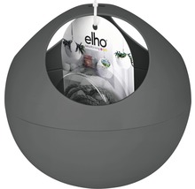Grauer Elho Blumenübertopf zum Aufhängen