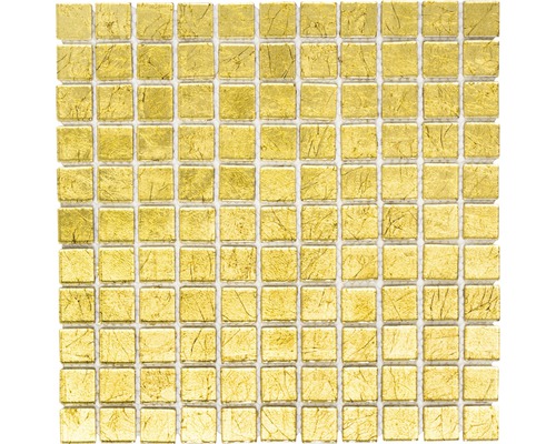 Glasmosaik CM 4GO10 gold 30x30 cm-0