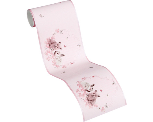 Tapetenbordüre mit Hasenmotiven