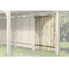 Holzzaun mit Holztor