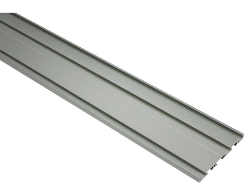Aluminium-Vorhangschiene aluminium 3-läufig 150 cm