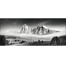 Gerahmtes Bild Mist & Mountain 130x60cm