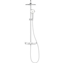 Duschsystem mit Kopfbrause, Handbrause und Thermostat