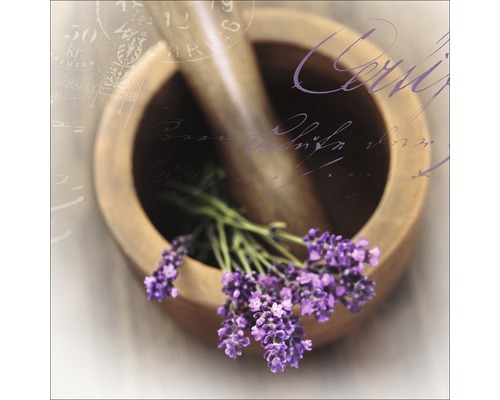 Glasbild Lovely Lavender I 30x30 cm GLA728