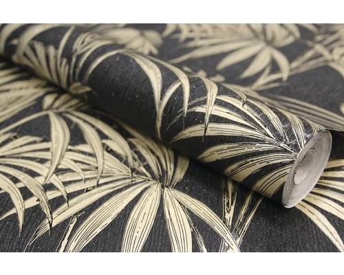 Tapetenrolle mit Blattmuster