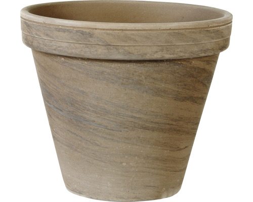 Pflanztopf Spang Standard Ton Ø 18 cm H 15 cm basalt