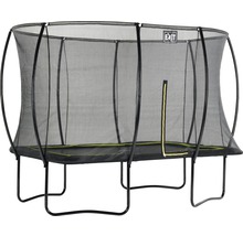 Trampolin EXIT Silhouette mit Sicherheitsnetz 214x305 cm schwarz