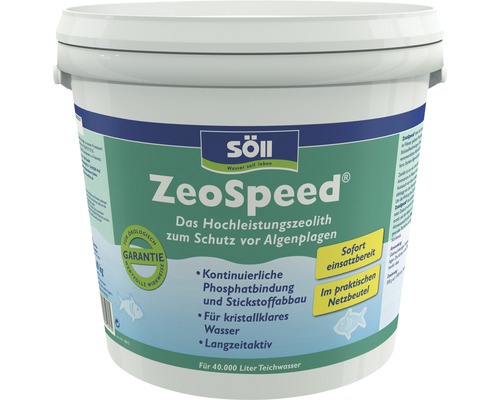 Algenvernichter Söll ZeoSpeed 20 kg Söll ZeoSpeed Teichwasserpflege für 40000 Liter Teichwasser