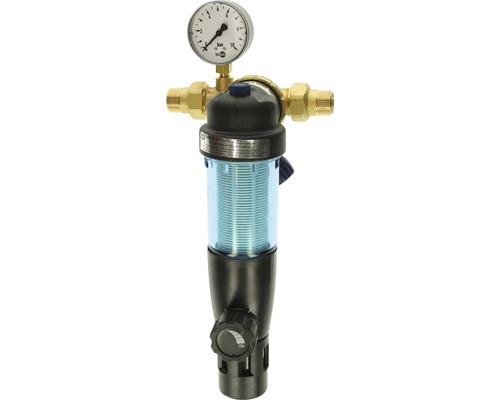 Rückspülfilter SYR Duo DFR DN 20 3/4" mit Druckminderer 2314.20.000 Hauswasserfilter mit Manometer zur Wasseraufbereitung