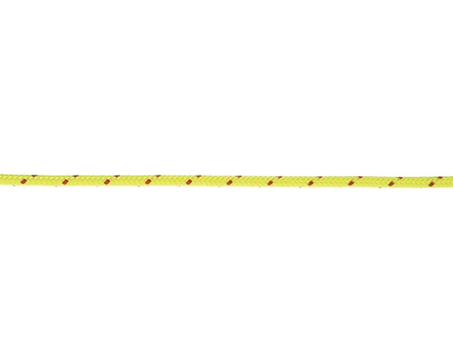Seil Polyester Ø 6 m neon gelb-rot Meterware
