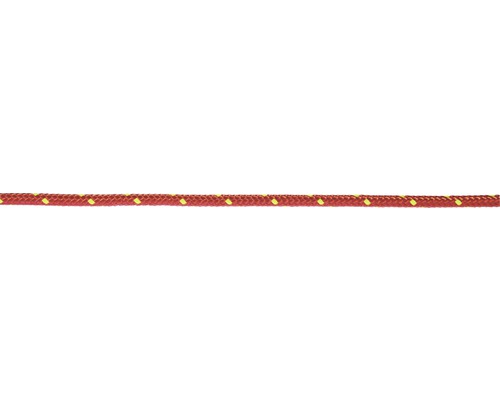 Seil Polyester Ø 6 m neon rot-gelb Meterware