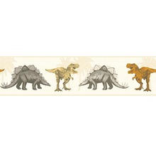 Tapetenbordüre mit Dinosaurier-Motiven