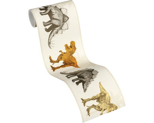 Tapetenrolle mit Dinosaurier Motiven