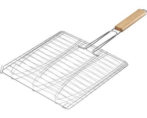 Grillkorb mit Holzgriff
