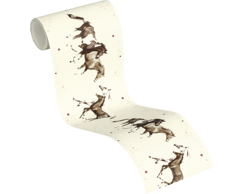 Tapetenrolle mit Pferde-Motiv