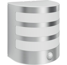 LED Sensor Außenwandleuchte 3,5W 320 lm warmweiß edelstahl/weiß-thumb-0