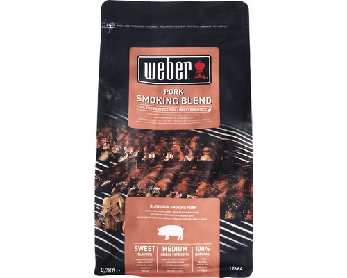 Weber Pork Smoking Blend in einer 0,7 Kilogramm Packung