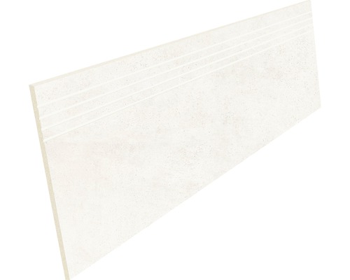 Feinsteinzeug Stufenfliese HOMEtek Ivory matt 30 x 120 cm Stufenfliese mit Rillen