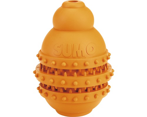 Hundespielzeug Karlie Sumo Play Dental 10x10x15 cm orange