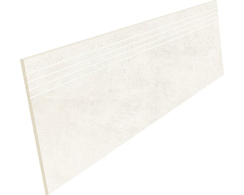 Feinsteinzeug Stufenfliese HOMEtek Ivory lappato 30 x 120 cm