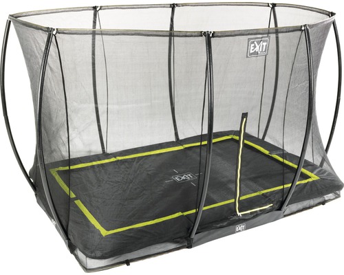 Rechteckiges Gartentrampolin mit Sicherheitsnetz