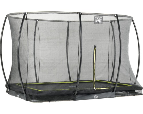Rechteckiges Gartentrampolin mit Sicherheitsnetz