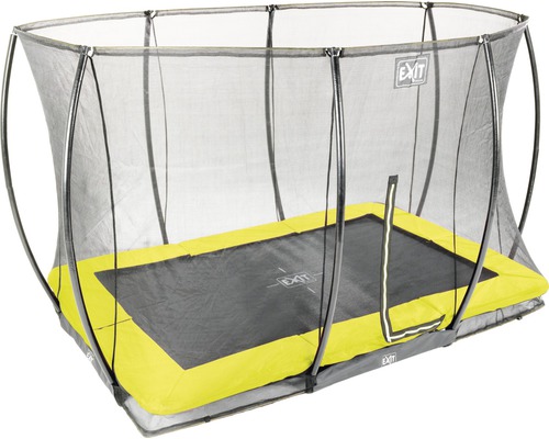 Rechteckiges Gartentrampolin mit Sicherheitsnetz