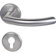 Edelstahl-Türdrücker mit Rosette für Innentüren