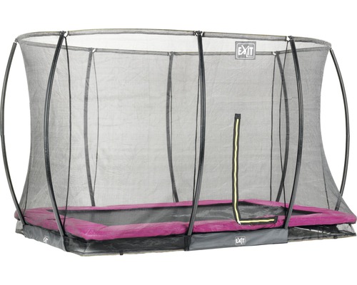 Rechteckiges Gartentrampolin mit Sicherheitsnetz