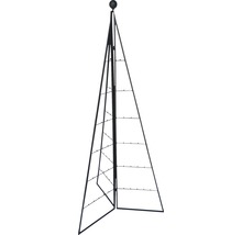 Metallpflanzensäule in Pyramidenform zur Gartendekoration und Pflanzenstütze