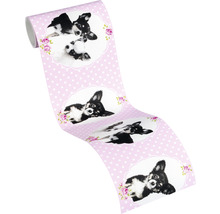 Tapete mit Chihuahua-Motiv und Punktmuster