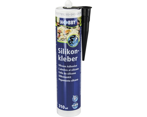 Silikonkleber HOBBY Kartusche 310 ml schwarz Hobby Silikonkleber 310 ml mit schwarzer Düse