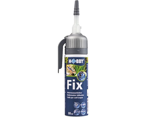 Fix Unterwasserkleber HOBBY 80 ml schwarz Hobby Fix Unterwasserkleber, 80 ml