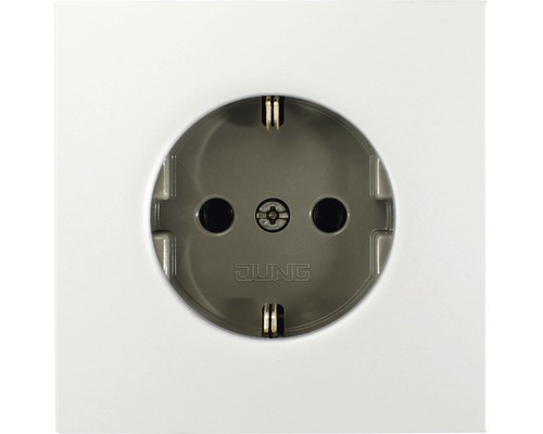 Jung AL 1520 Steckdose aluminium LS990 Steckdose mit Jung Logo