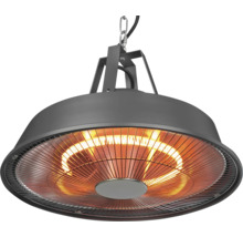 Hängender Heizstrahler für den Außenbereich mit Lampe