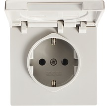 Jung Schuko Steckdose mit Klappdeckel