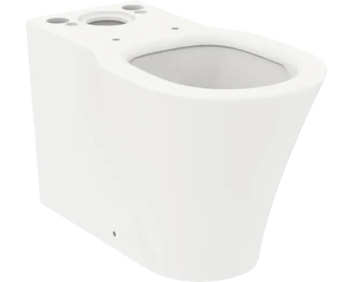 WC für WC-Kombination Ideal Standard Connect Air Tiefspüler ohne Spülrand Aquablade weiß mit Beschichtung ohne WC-Sitz E013701