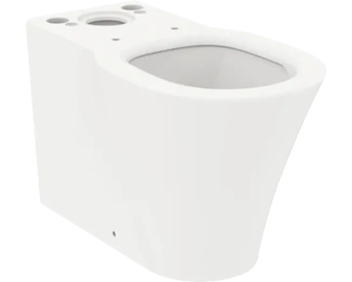 Ideal Standard Stand-WC WC für WC-Kombination Connect Air Tiefspüler ohne Spülrand weiß glänzend mit Beschichtung ohne WC-Sitz E013701