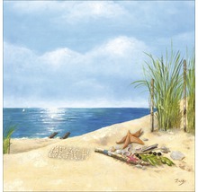 Gemälde mit Strandmotiv mit Meerblick, Deko und Düne