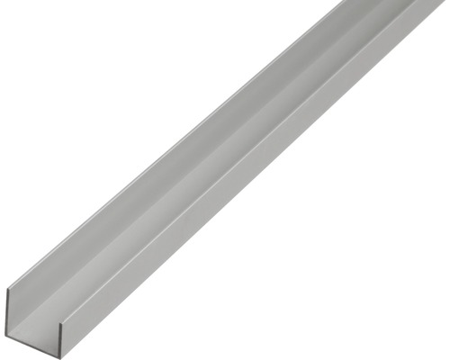 U-Profil Aluminium silber 20x22x15 mm, 1 m
