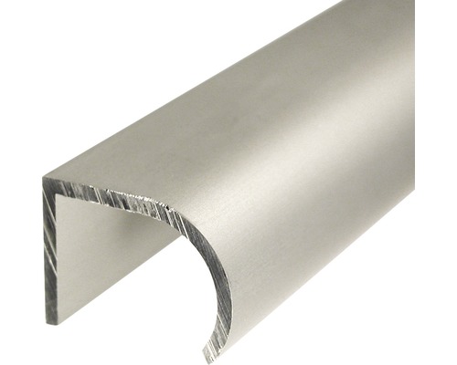 Griffprofil Alu silber eloxiert 25x19 mm, 1 m Griffprofil Alu silber eloxiert 25x19 mm, 1 m
