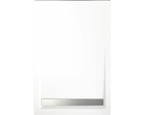 Duschwannen Komplettset SCHULTE ExpressPlus Rinne 80 x 120 x 2.5 cm weiß glatt EP202812 04 41